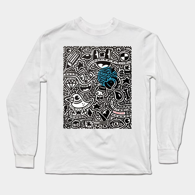 Snakeskin Boots v2 Long Sleeve T-Shirt by Ottograph